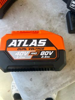 Atlas battery  80v 5 amp
