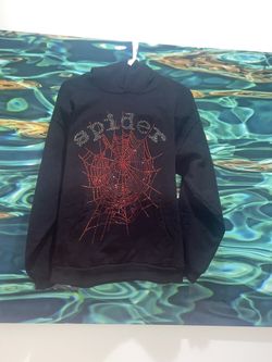 Spider Web Hoodie Black
