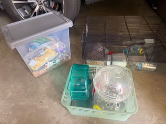 Hamster Cage Set with Accessories and Supplies