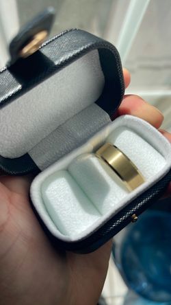 Tungsten Gold men’s ring