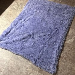 Purple Fur Rug