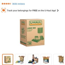 20 Large Boxes 2.85 At Uhaul Still Available Must Buy All 20 Boxes