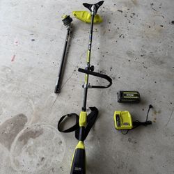 40v Expand It Cordless Battery Attachment Capable Powerhead Kit And Brush Cutter Ryobi