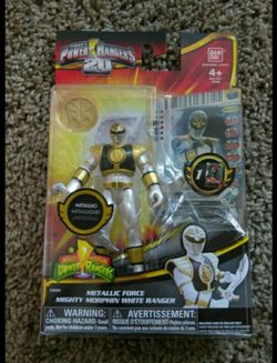 Power Ranger Metallic White Ranger