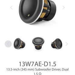 JL Audio W7 Car Subwoofer