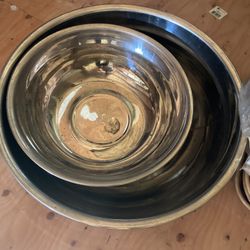 Huge Metal Bowls