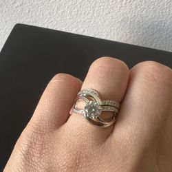 Engagement & Wedding Ring Set 
