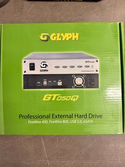 Glyph Never Used. GT050Q Professional External Hard Drive