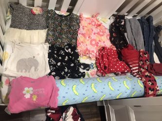 Baby girl clothes. 22 piece bundle. 6m to 18 month. Some pants 3t.