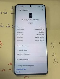 Samsung Galaxy S20 Ultra 5G
