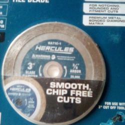 Brand New 3 Inch Diamond Blades (Package Deal) 