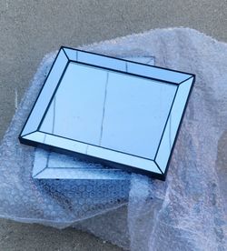 Small mirrors.