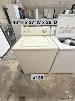 Whirlpool Top Load Washing Machine (#146) SEE Paşm