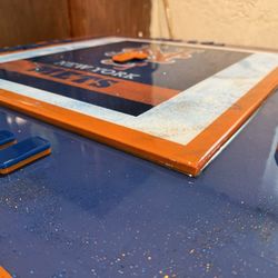 Mets Theme Dominoes Table