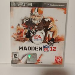 PS3 Madden NFL 12