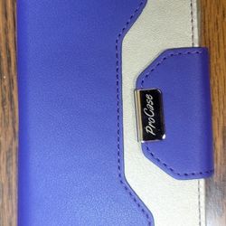 ProCase iPhone Xs/iPhone X Wallet Case, Flip Kickstand Case with Card Slots Mirror Wristlet, Folding Stand Protective Cover for 5.8 inch Apple iPhone 