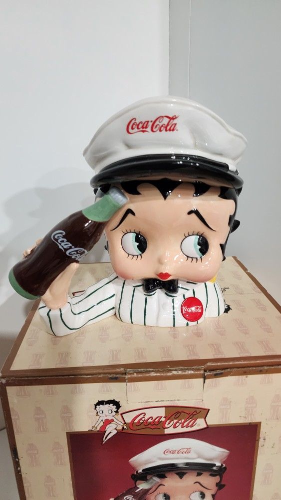 Collectible New Coca-Cola Betty Boop Coin Bank
