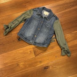 Anthropologie Pilcro Demim Military Jacket