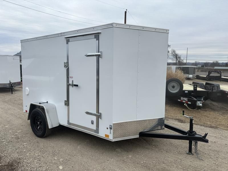 2025 Cross 6 X 10 Enclosed Cargo Trailer With Rear Ramp And Spare