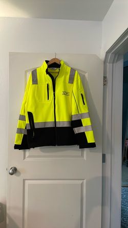 High visibility work coat