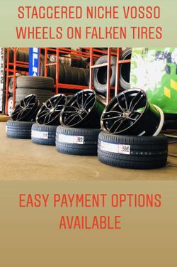 Niche wheels..... easy payment options available