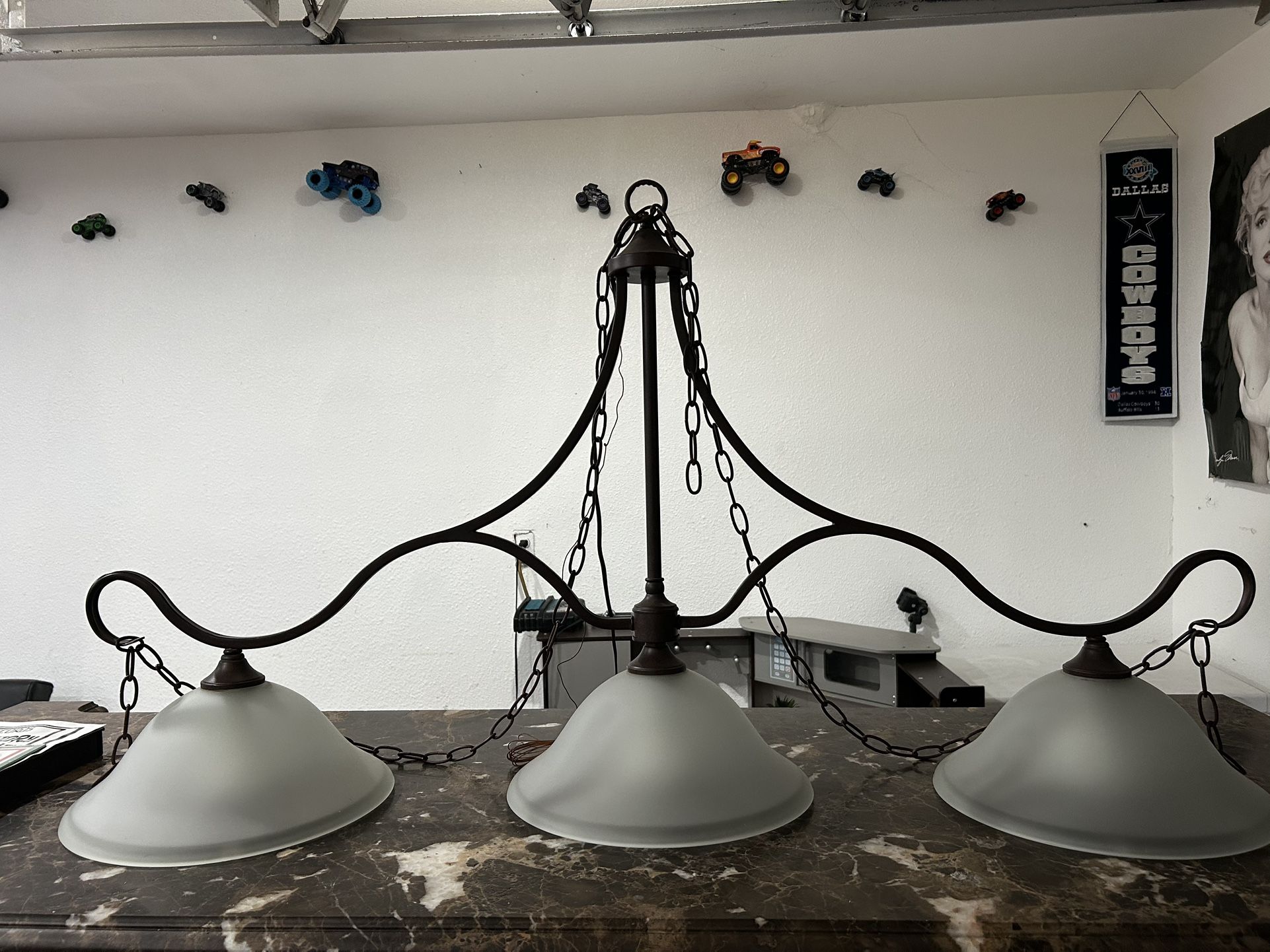 Pool Table Light Chandelier