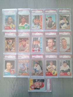 Vintage baseball cards