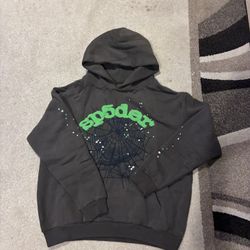 SP5DER OG Green/Gray Web Hoodie