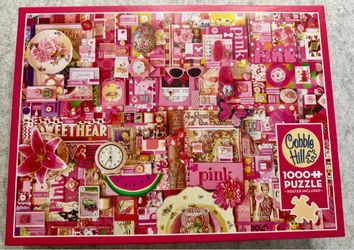 Cobble Hill Pink 1000 pc puzzle