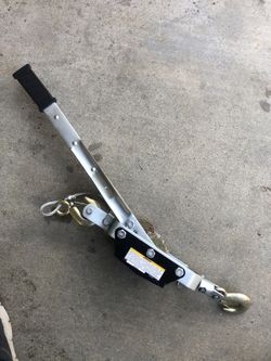 cable winch puller 800 lb double capacity