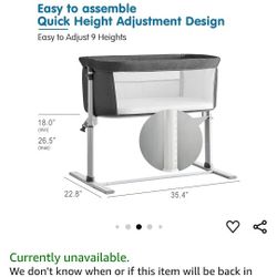 Adjustable Bedside Bassinet