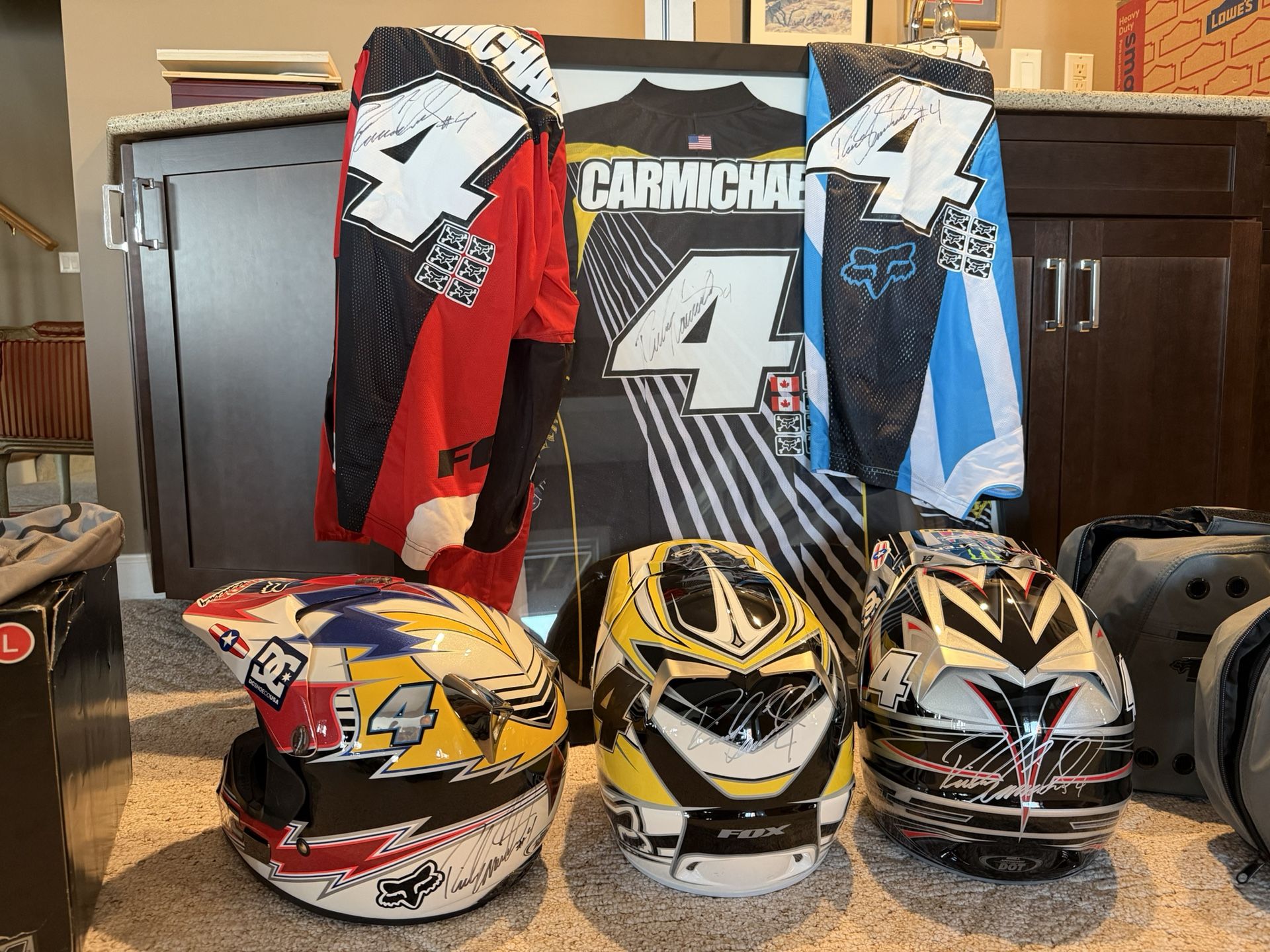 Ricky Carmichael Signed Gear