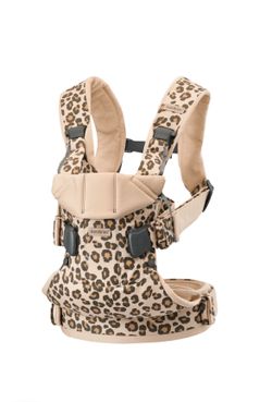 BabyBjörn Baby Carrier One Adjustable Ergonomic Leopard/Beige