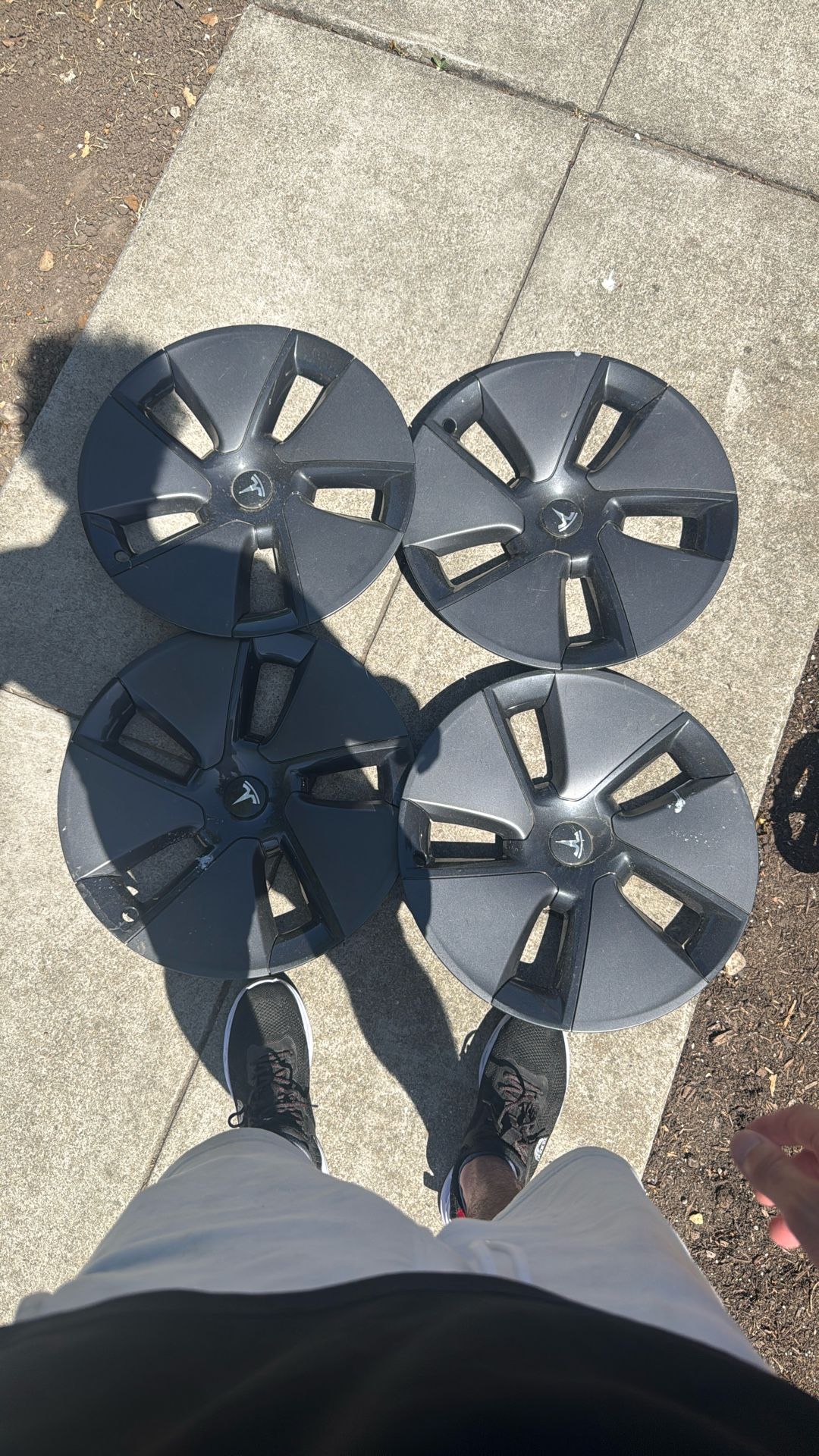 Model 3 Stock Tesla Rim Covers