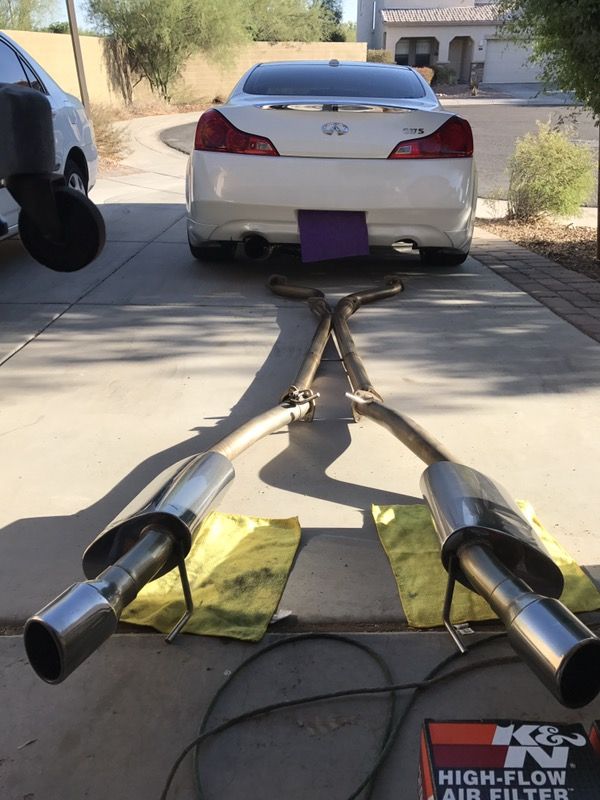 G37 Sebring Tuning Catback Exhaust