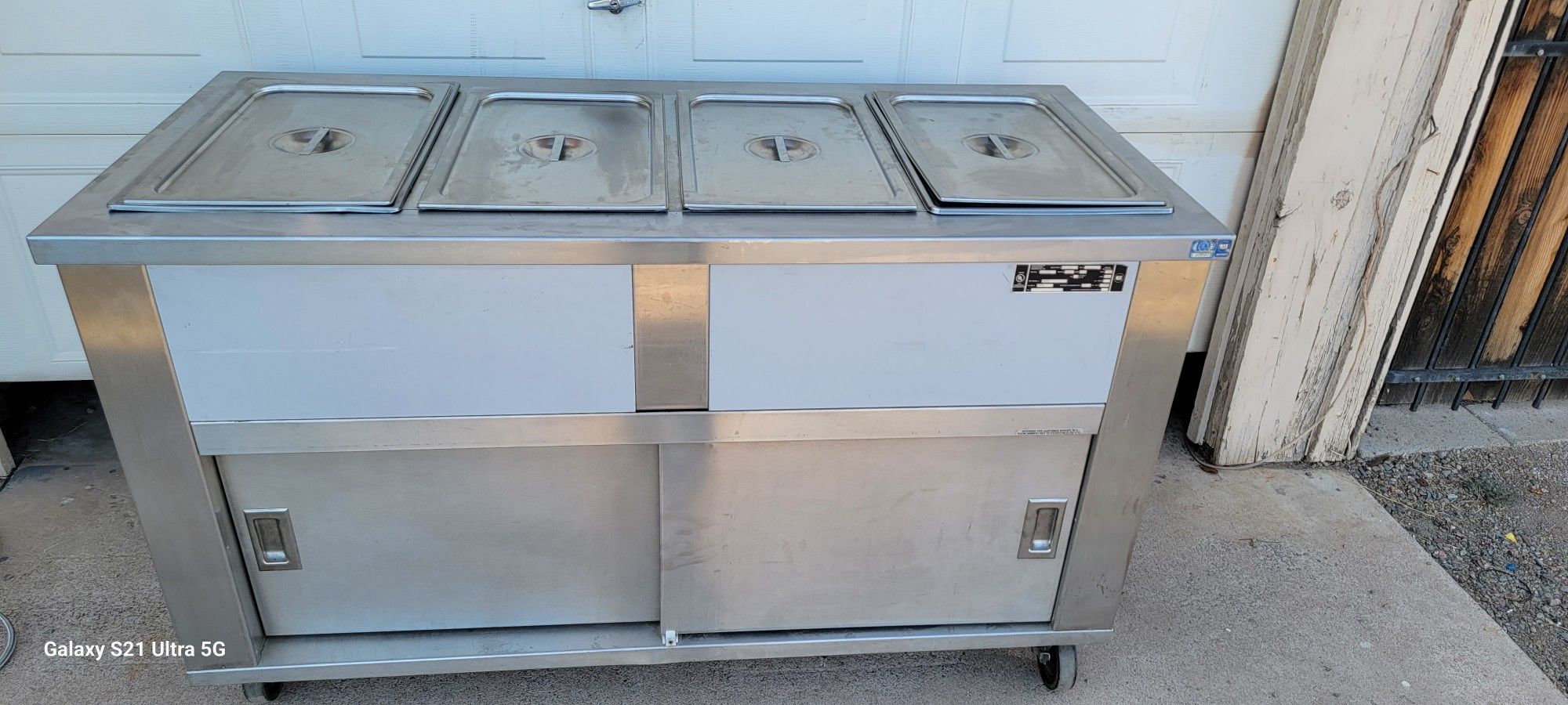 Barra  doble funcion  frio o caliente baño maría