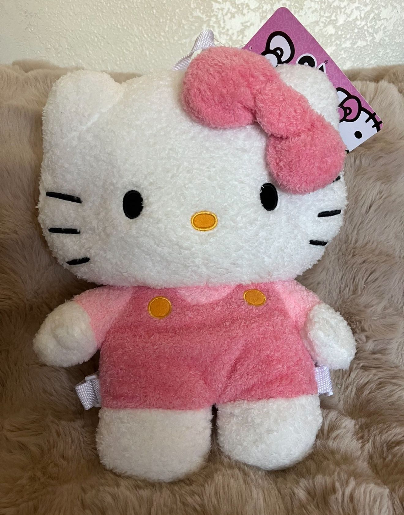 Hello Kitty Soft Plush Backpack