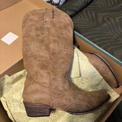 Women Cowboy Boots Wide Calf Friendly 