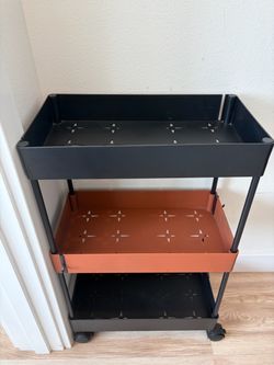 Slim 3 Tier Rolling Storage Cart
