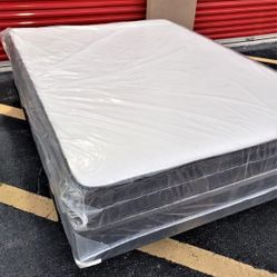 NEW QUEEN MATTRESS AND BOX SPRING 😉 100% QUALITY & CONFORM 👌