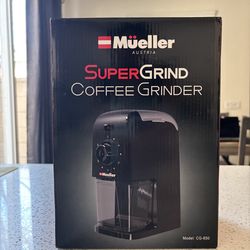 Mueller SuperGrind Coffee Grinder, BRAND NEW IN BOX