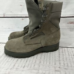 McRae Footwear 6RF Women’s Boots 10-D-1080 GoreTex Combat Vibram Sole Sage Green.    No laces  