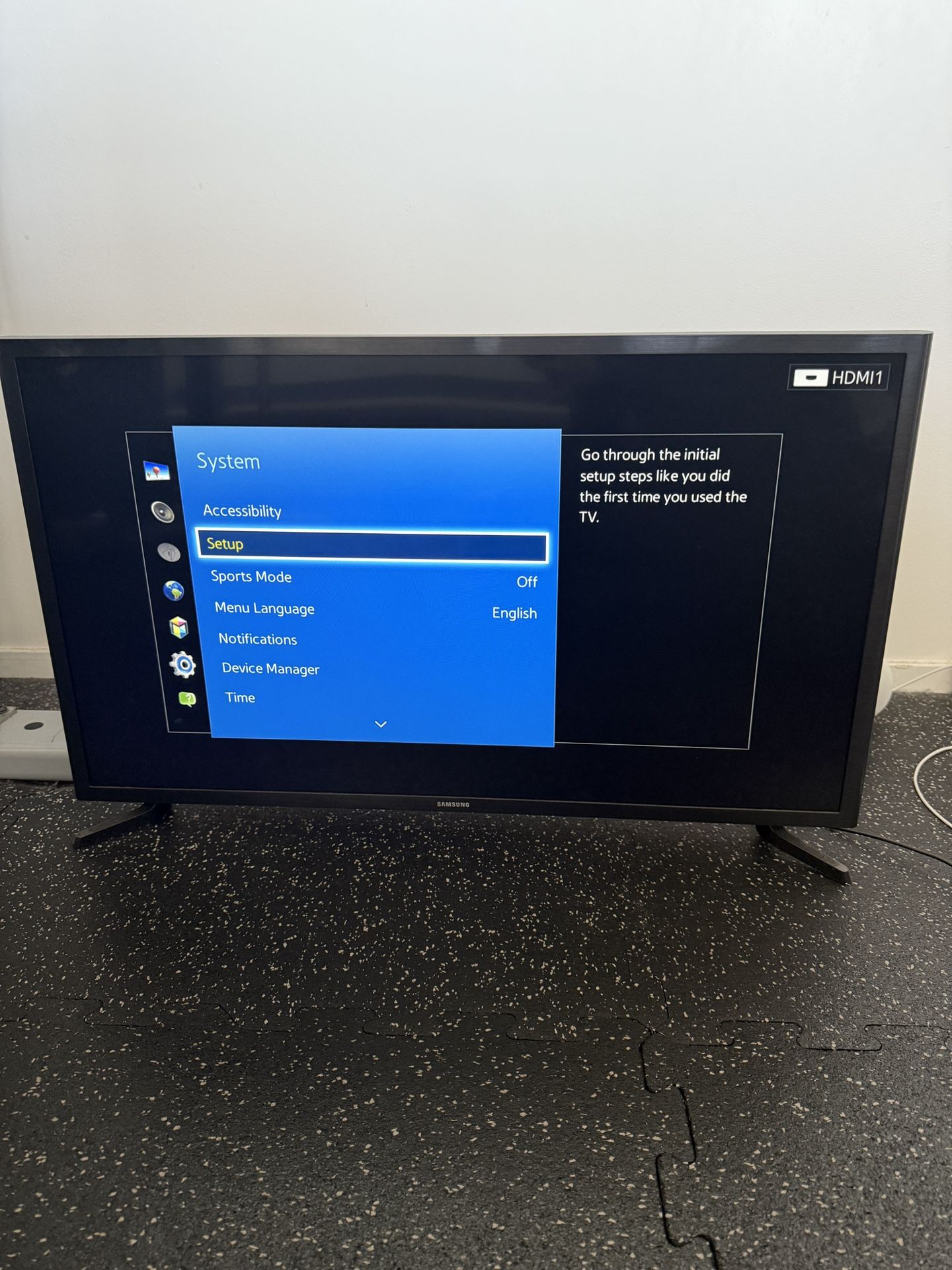 Samsung 32” 1080p Full HD TV (Used As My Gym TV)