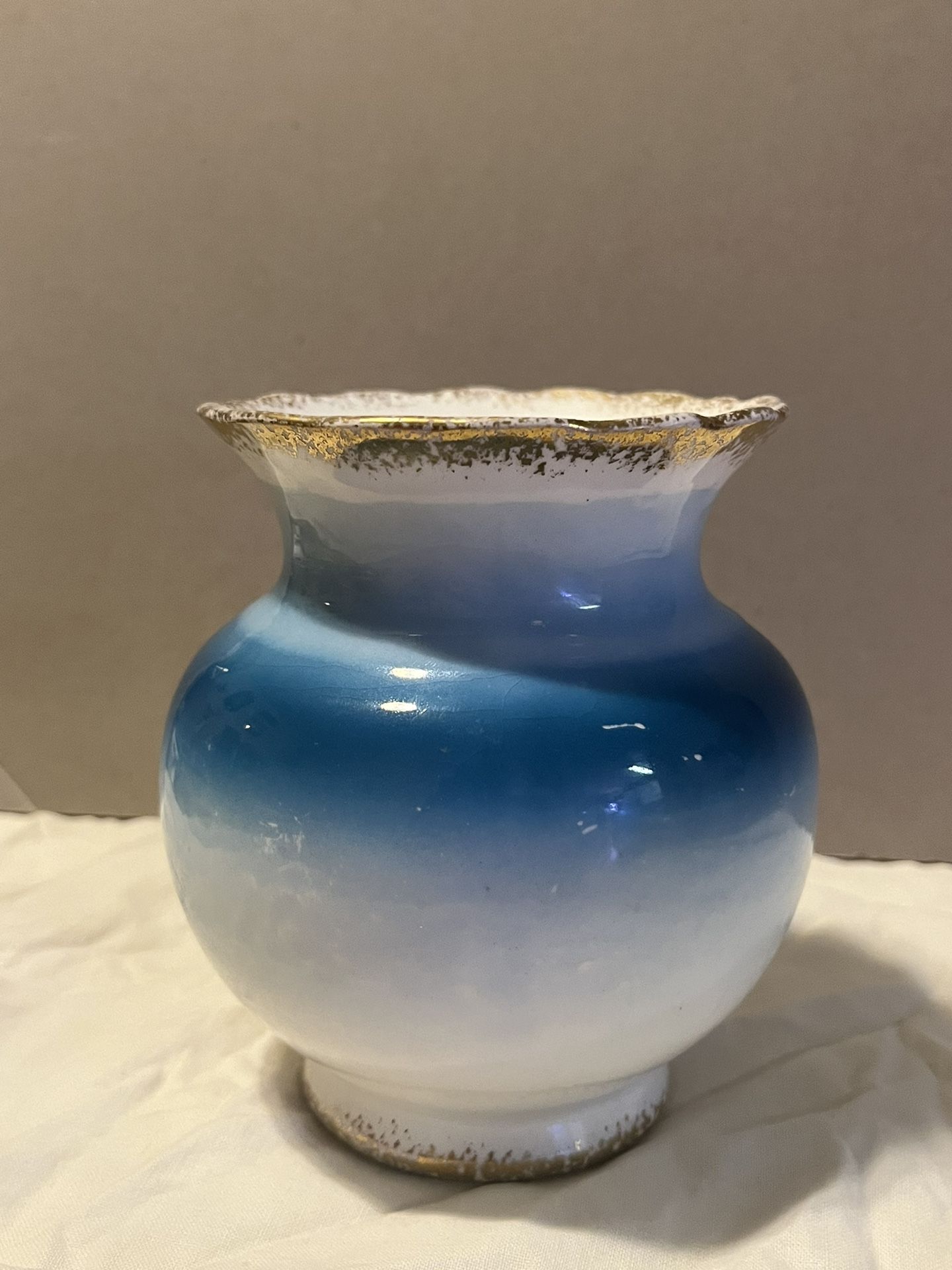 1800’s Vase Semi Porcelain 