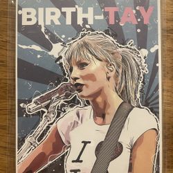 Taylor Swift Happy Birthday Card With Envelope New