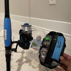 Fishing Rod W/ Kit   Hooks/weights    Grouper/snapper Rod 