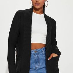 Black Cardigan ! Size XL 