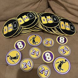 Kobe Bryant #24#8#2. Embroidered Patch. Wholesale 35$ 