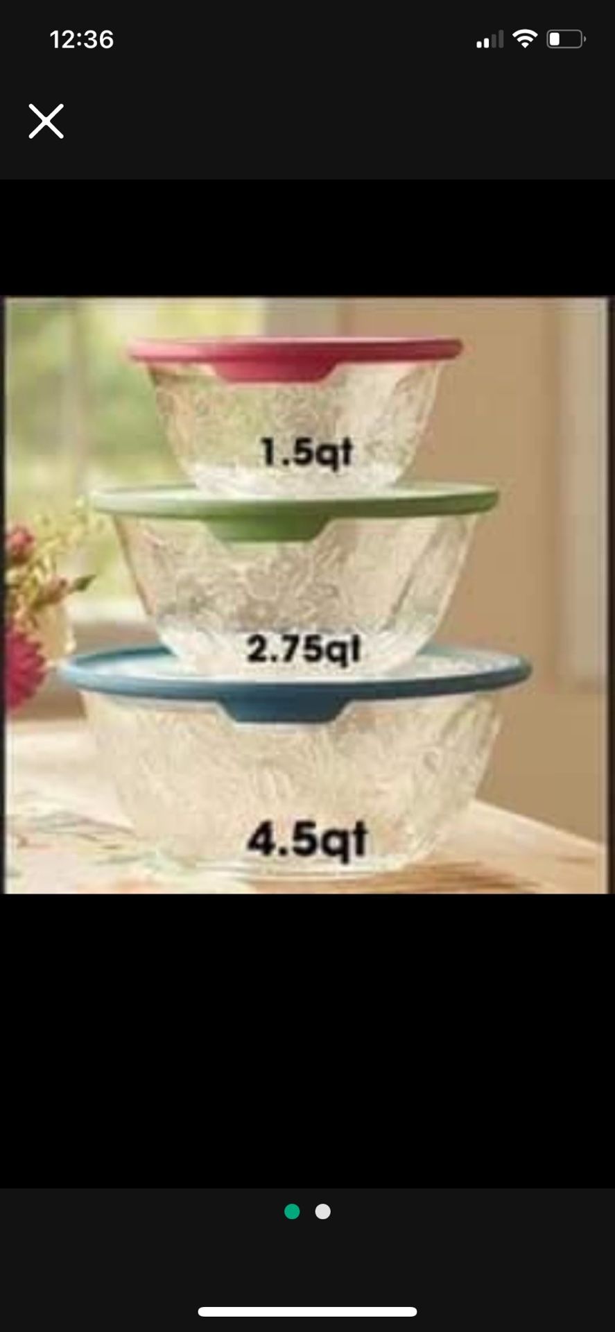 Bowls 3 Different Sizes