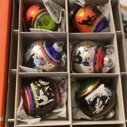 Christopher Radko Shiny Brites Retired Ornaments Halloween 